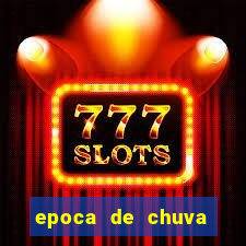 epoca de chuva porto seguro